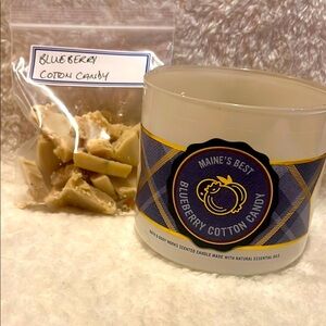 Bath and Body Works Maine's Best Blueberry Cotton Candy Leftover Wax Mel…